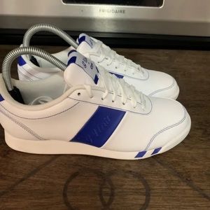 Reebok G Unit Women’s White Blue Stripe Athletic Sneakers Shoe Size 8.5, NWOB